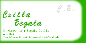 csilla begala business card